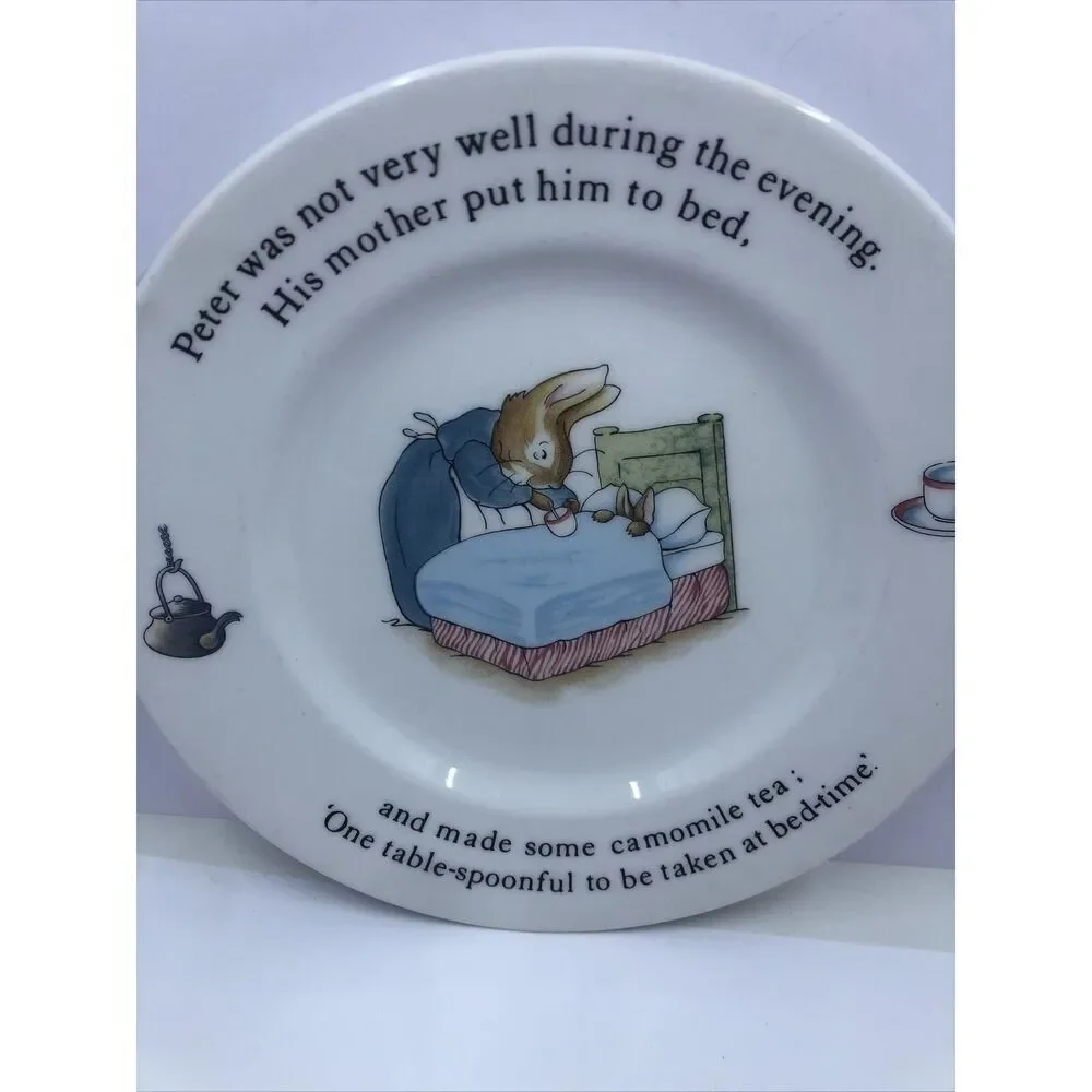 Peter Rabbit Nursery Plate by Wedgwood Plate 7”  - Beatrix Potter